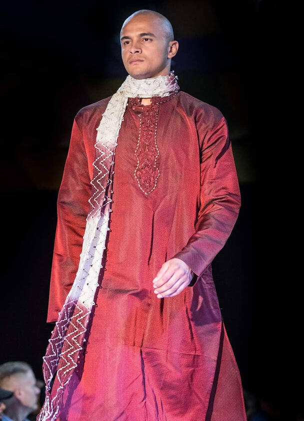 Joe Walker runway fashion modeling portfolio