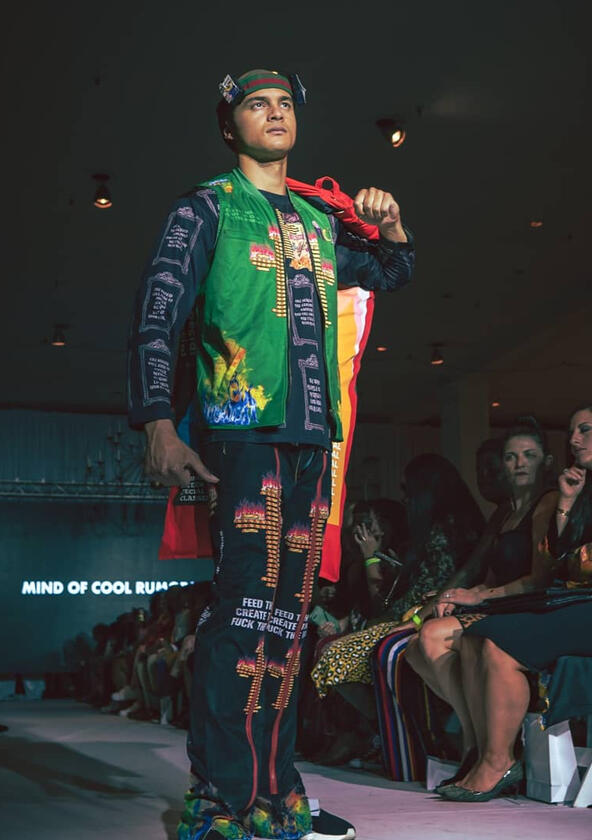 Joe Walker runway fashion modeling portfolio