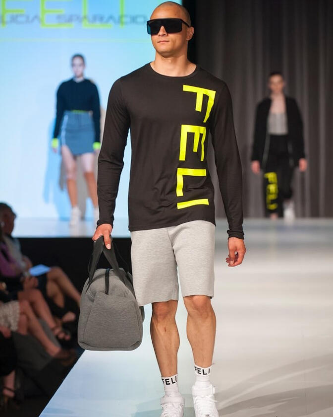 Joe Walker runway fashion modeling portfolio