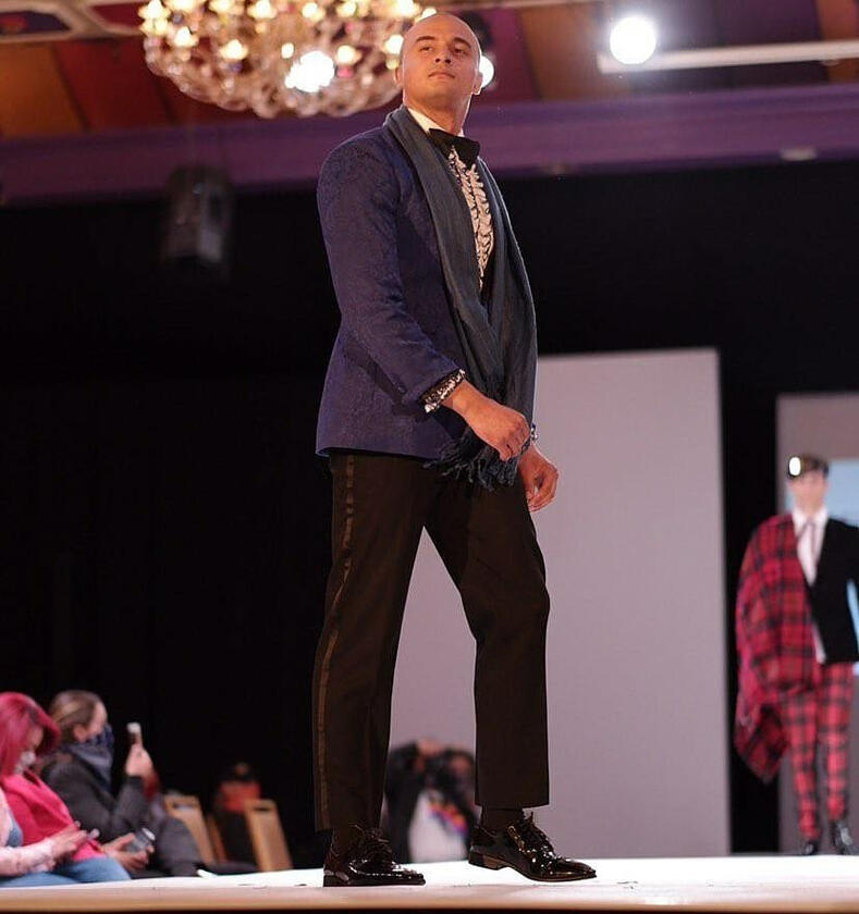 Joe Walker runway fashion modeling portfolio